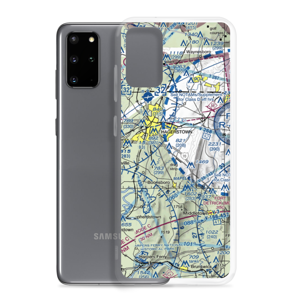 Laura's Landing Airport (22MD) VFR Sectional Samsung Case Samsung Galaxy S20 Plus model shown