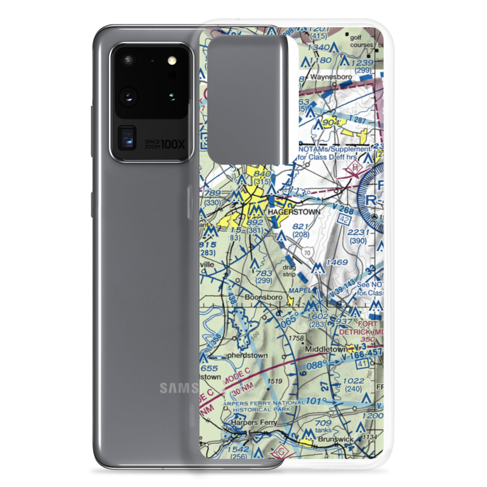 Laura's Landing Airport (22MD) VFR Sectional Samsung Case Samsung Galaxy S20 Ultra model shown