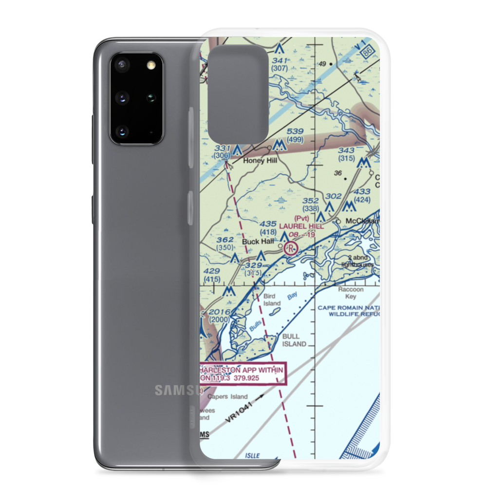 Laurel Hill Farms Airport (2SC7) VFR Sectional Samsung Case Samsung Galaxy S20 Plus model shown