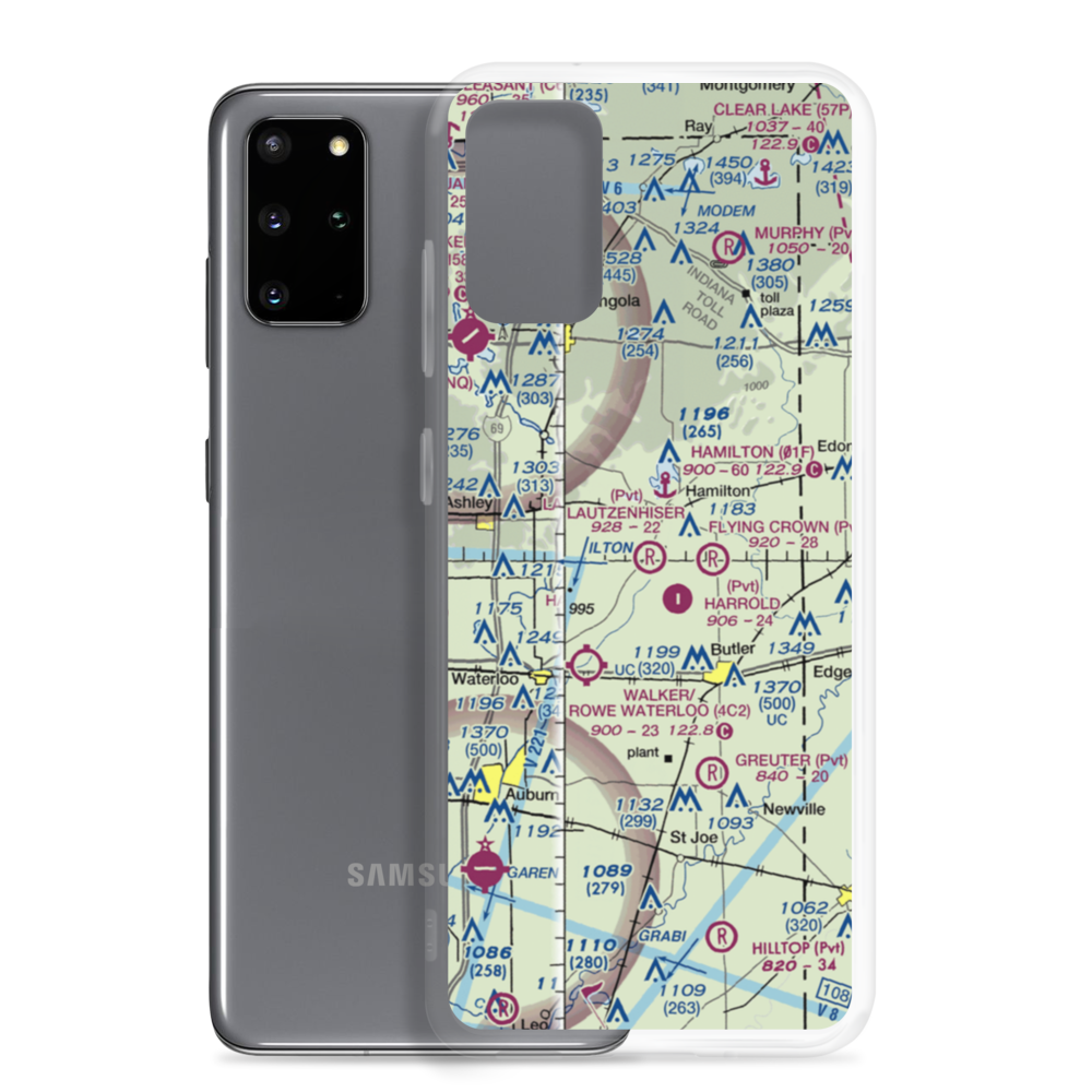 Lautzenhiser Airpark (IN83) VFR Sectional Samsung Case Samsung Galaxy S20 Plus model shown