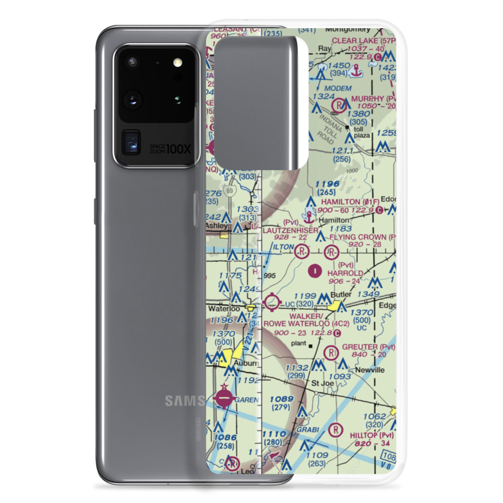 Lautzenhiser Airpark (IN83) VFR Sectional Samsung Case Samsung Galaxy S20 Ultra model shown