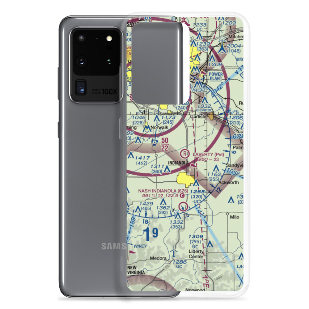 Laverty Field (IA41) VFR Sectional Samsung Case Samsung Galaxy S20 Ultra model shown