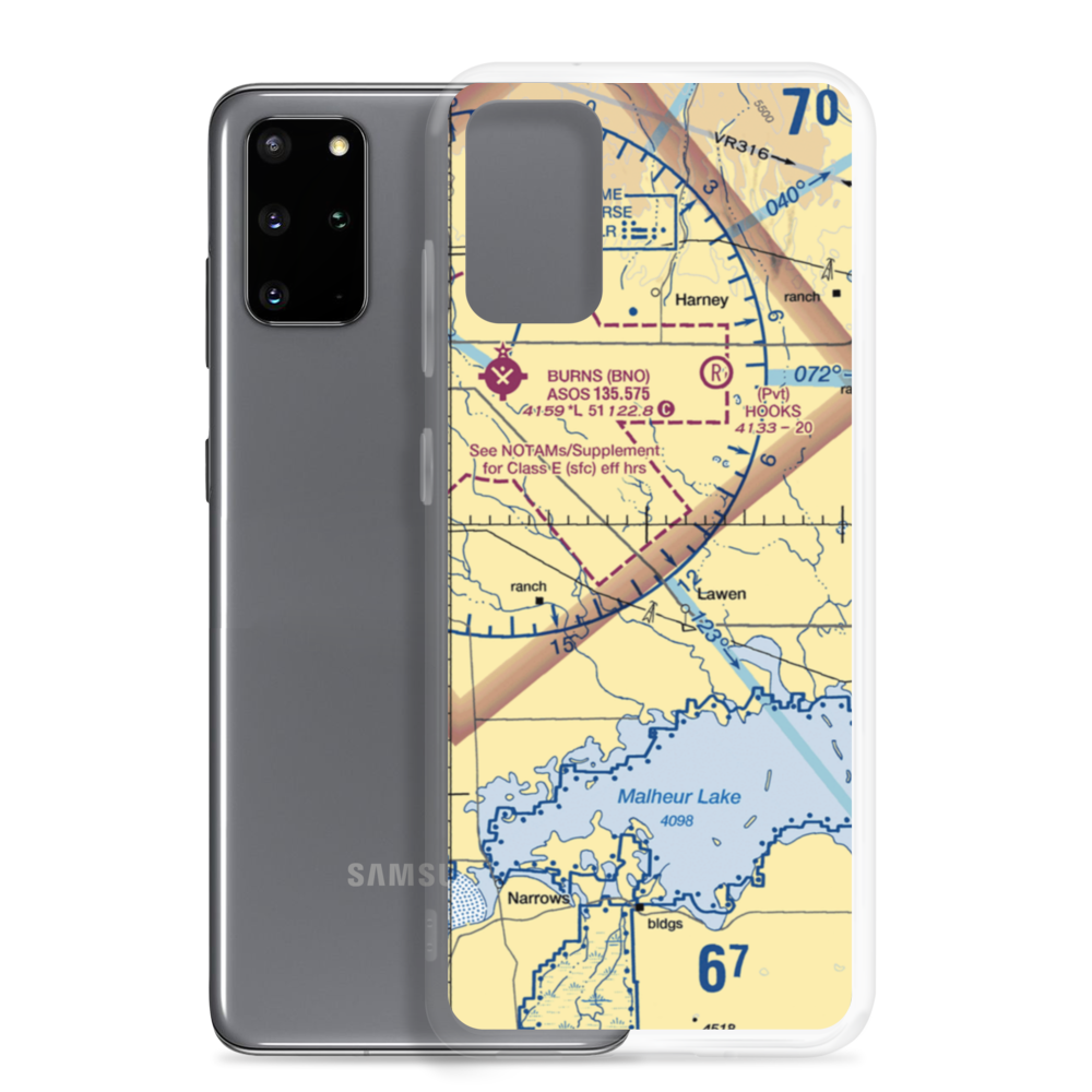 Lawen Strip (OG18) VFR Sectional Samsung Case Samsung Galaxy S20 Plus model shown