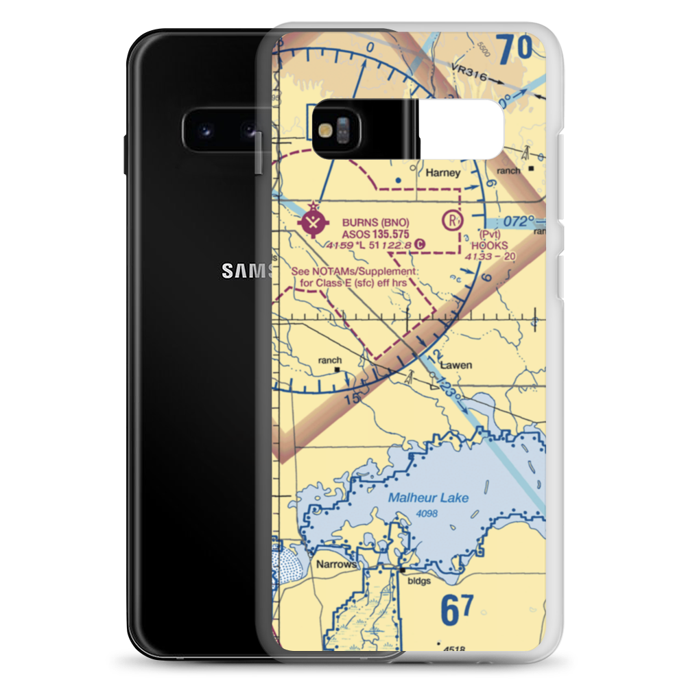 Lawen Strip (OG18) VFR Sectional Samsung Case Samsung Galaxy S10+ model shown