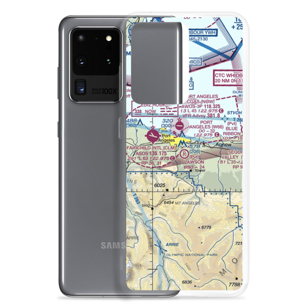 Lawson Airpark (WN21) VFR Sectional Samsung Case Samsung Galaxy S20 Ultra model shown