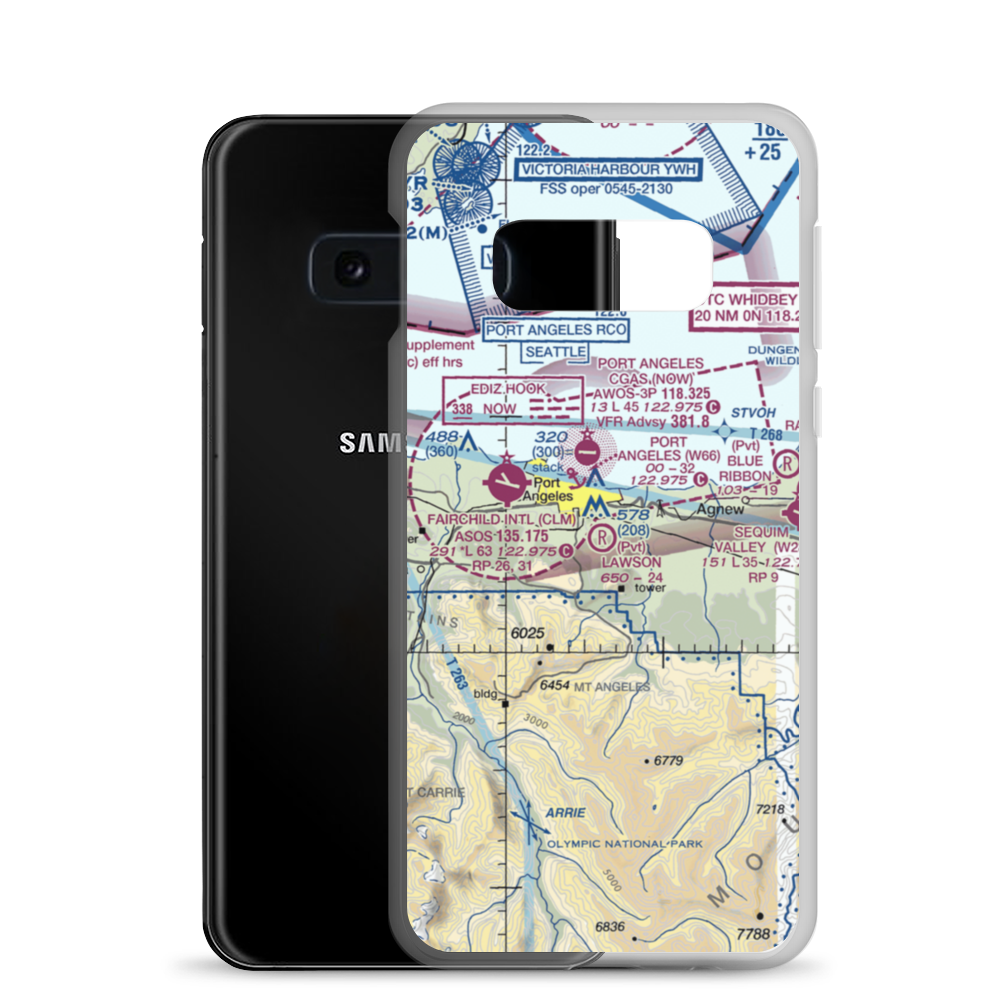 Lawson Airpark (WN21) VFR Sectional Samsung Case Samsung Galaxy S10e model shown