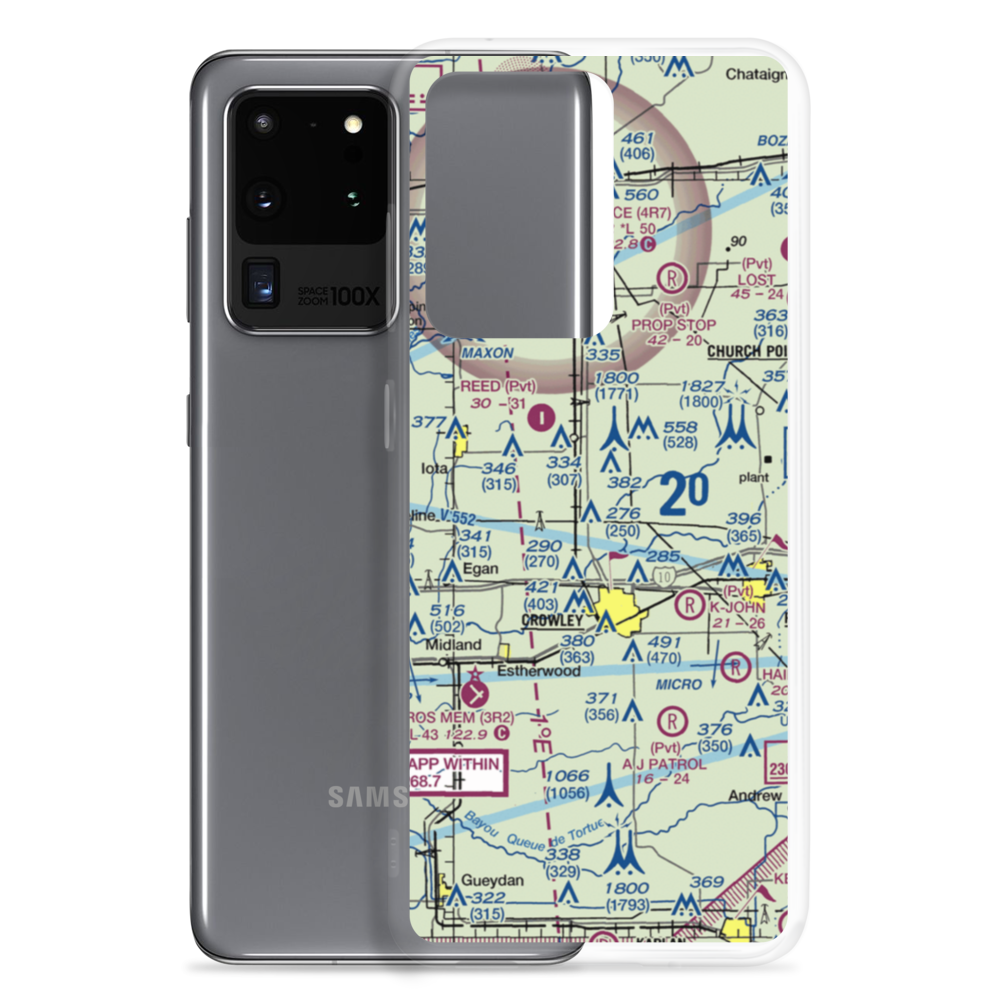 Lawson Field (99LA) VFR Sectional Samsung Case Samsung Galaxy S20 Ultra model shown