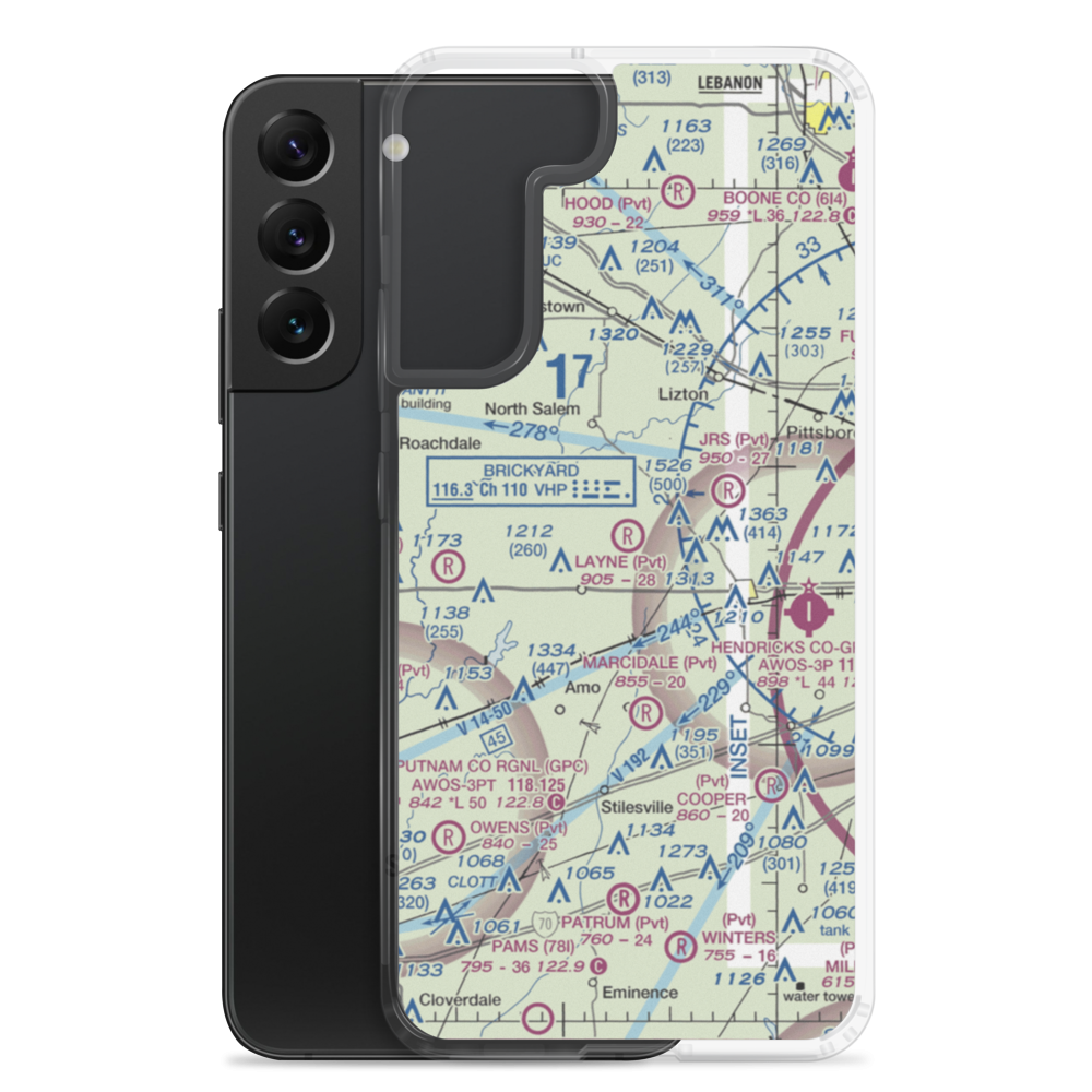 Layne Field (5II1) VFR Sectional Samsung Case Samsung Galaxy S22 Plus model shown
