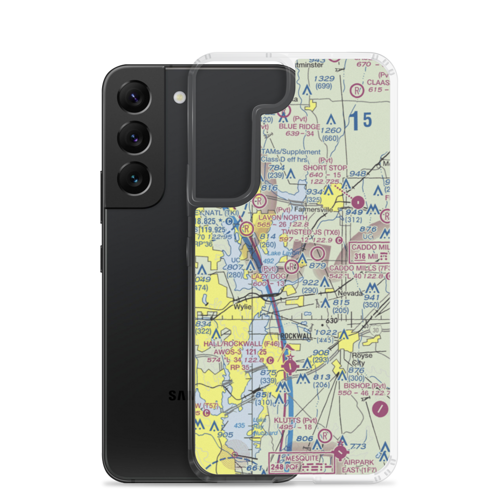Lazy Dog Ranch Airpark (3TE3) VFR Sectional Samsung Case Samsung Galaxy S22 model shown