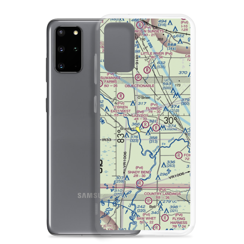 Lazyboy Airport (2FD0) VFR Sectional Samsung Case Samsung Galaxy S20 Plus model shown