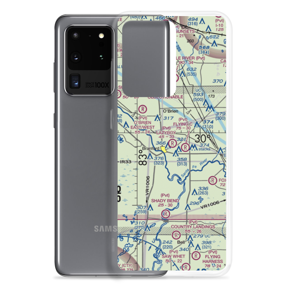 Lazyboy Airport (2FD0) VFR Sectional Samsung Case Samsung Galaxy S20 Ultra model shown