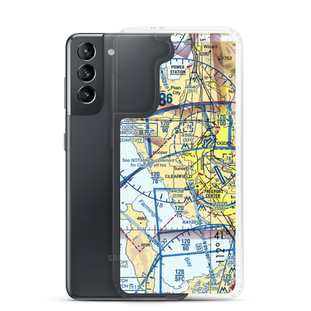 Lbl Farms Airport (UT48) VFR Sectional Samsung Case Samsung Galaxy S21 model shown