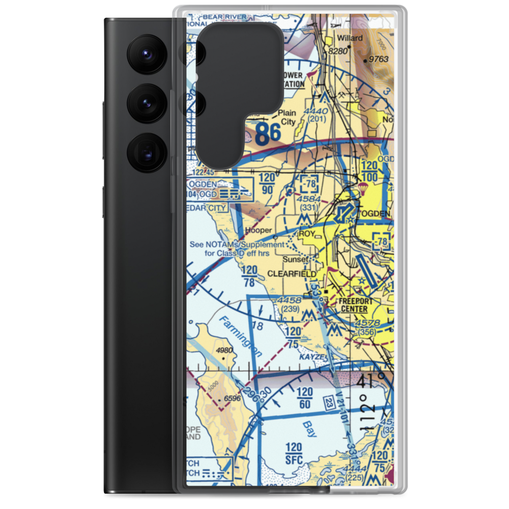 Lbl Farms Airport (UT48) VFR Sectional Samsung Case Samsung Galaxy S22 Ultra model shown