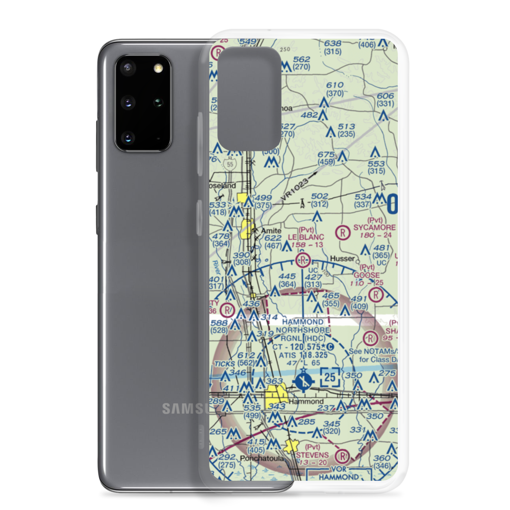 Le Blanc Field (LS86) VFR Sectional Samsung Case Samsung Galaxy S20 Plus model shown