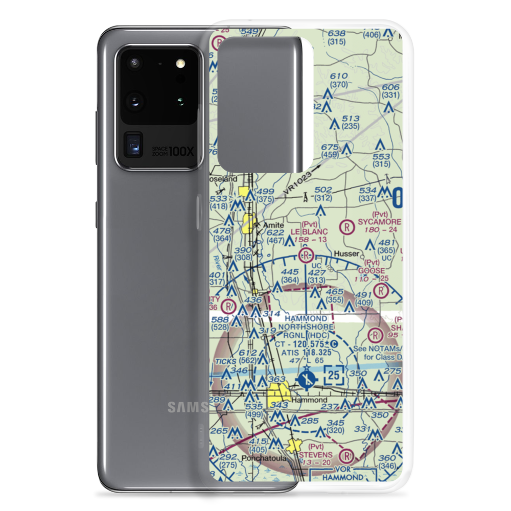 Le Blanc Field (LS86) VFR Sectional Samsung Case Samsung Galaxy S20 Ultra model shown