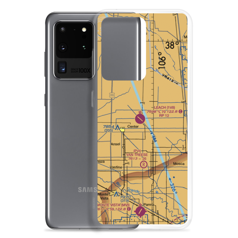 Leach Airport (1V8) VFR Sectional Samsung Case Samsung Galaxy S20 Ultra model shown