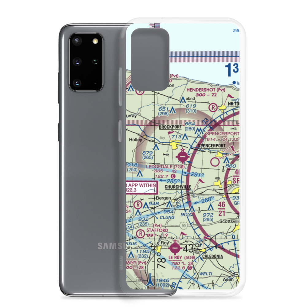 Ledgedale Airpark (7G0) VFR Sectional Samsung Case Samsung Galaxy S20 Plus model shown