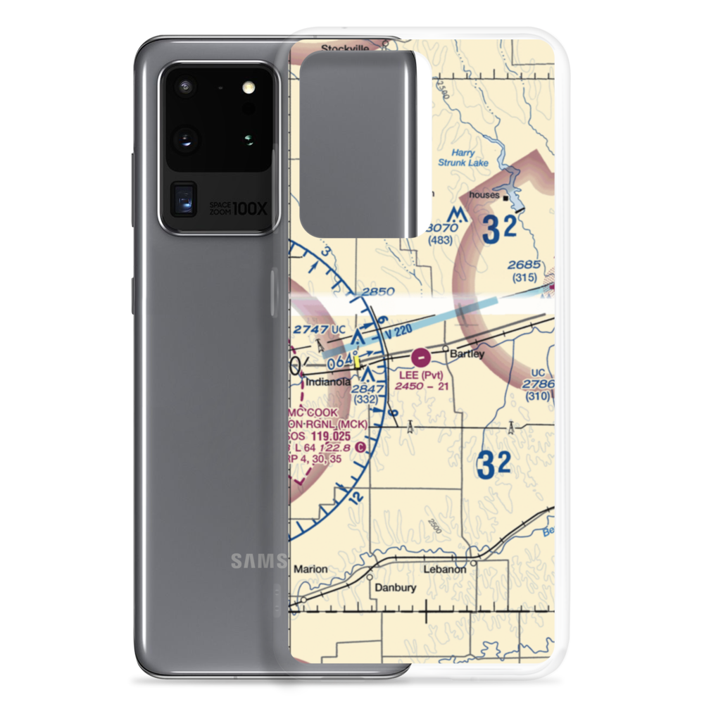 Lee Field (6NE7) VFR Sectional Samsung Case Samsung Galaxy S20 Ultra model shown