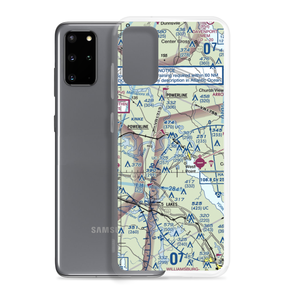 Lee Field (VG64) VFR Sectional Samsung Case Samsung Galaxy S20 Plus model shown