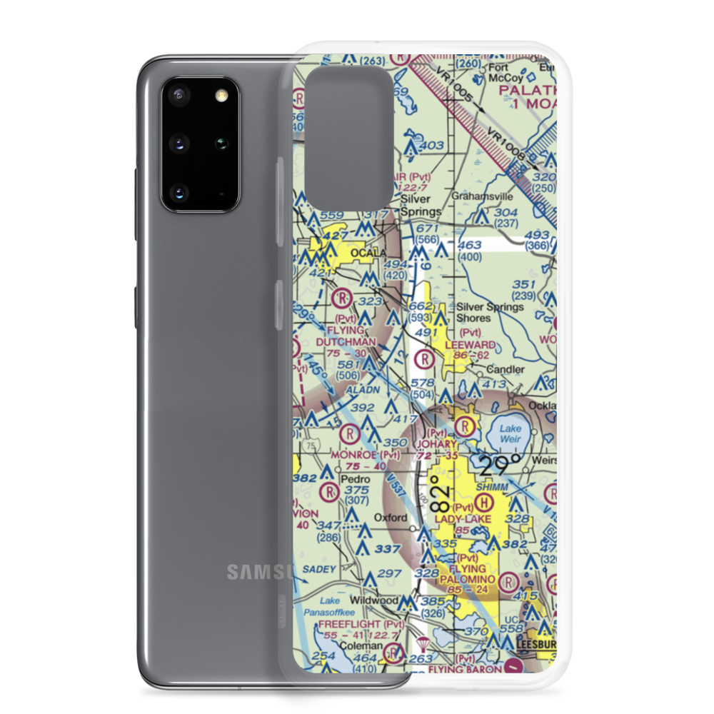 Leeward Air Ranch Airport (FD04) VFR Sectional Samsung Case Samsung Galaxy S20 Plus model shown