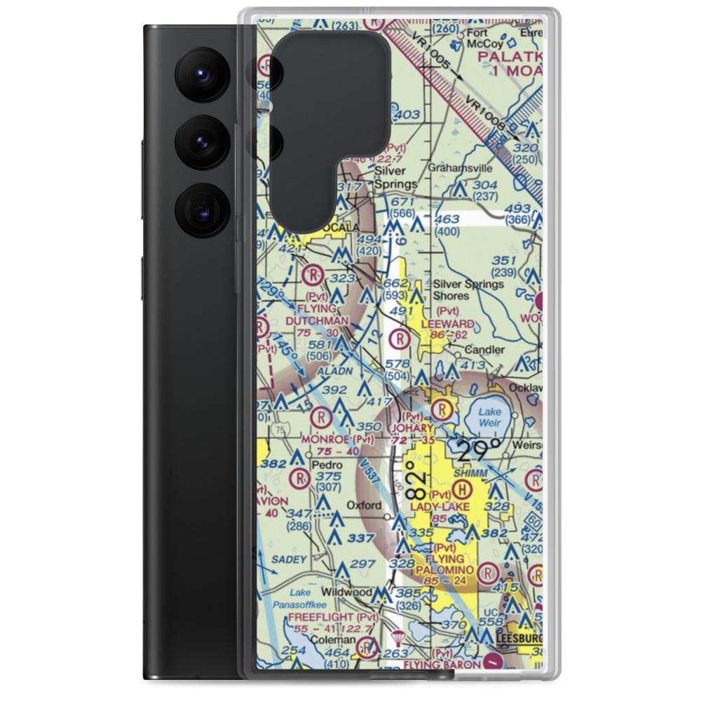 Leeward Air Ranch Airport (FD04) VFR Sectional Samsung Case Samsung Galaxy S22 Ultra model shown