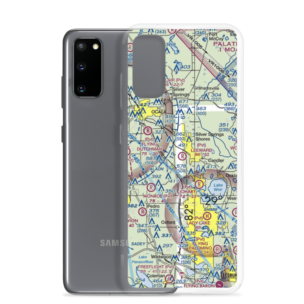 Leeward Air Ranch Airport (FD04) VFR Sectional Samsung Case Samsung Galaxy S20 model shown