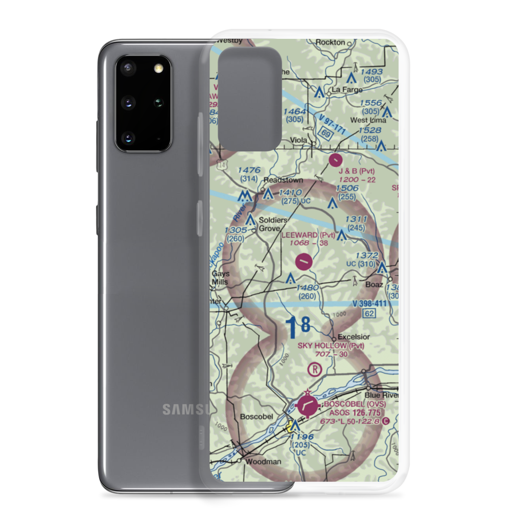 Leeward Farm Airport (WS51) VFR Sectional Samsung Case Samsung Galaxy S20 Plus model shown