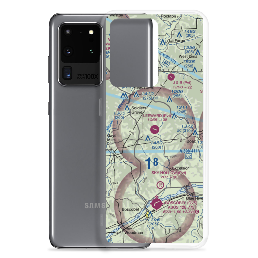 Leeward Farm Airport (WS51) VFR Sectional Samsung Case Samsung Galaxy S20 Ultra model shown