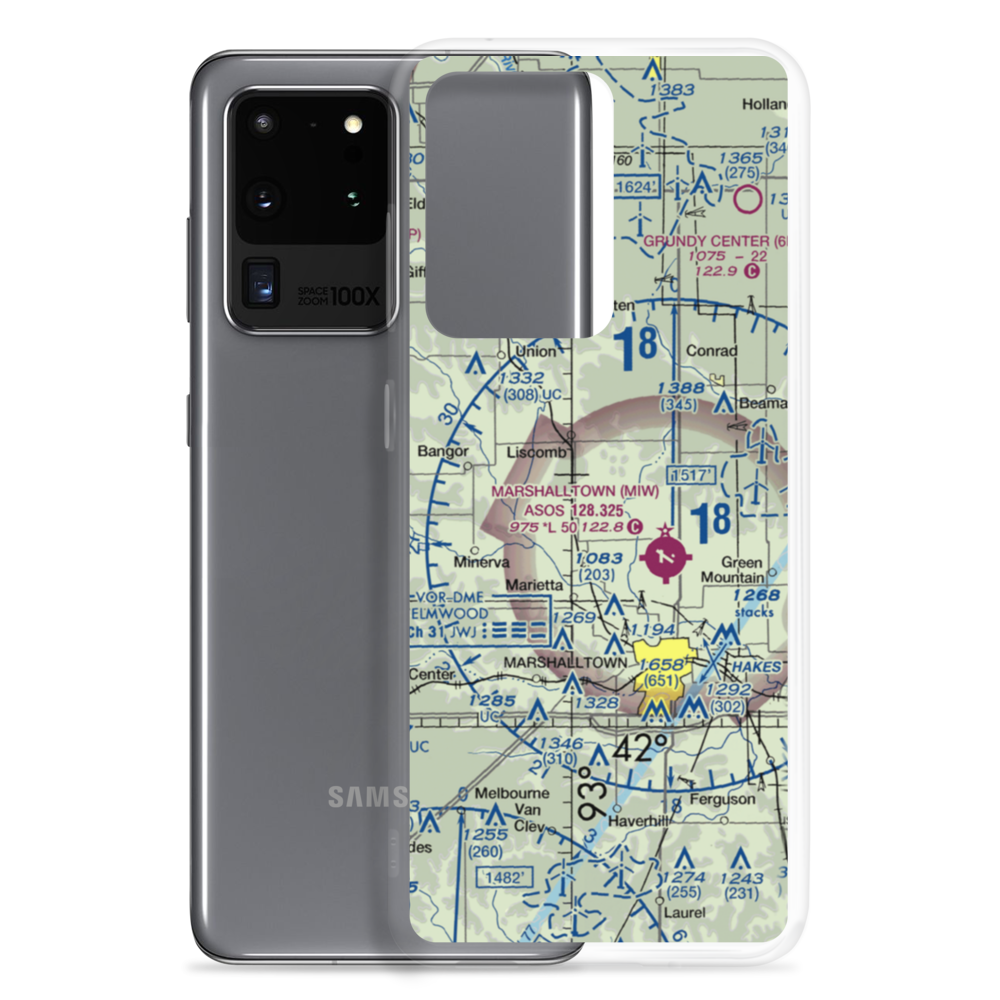 Leise Airport (6IA6) VFR Sectional Samsung Case Samsung Galaxy S20 Ultra model shown