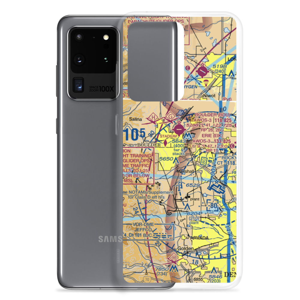 Lemons Private Strip (CO10) VFR Sectional Samsung Case Samsung Galaxy S20 Ultra model shown