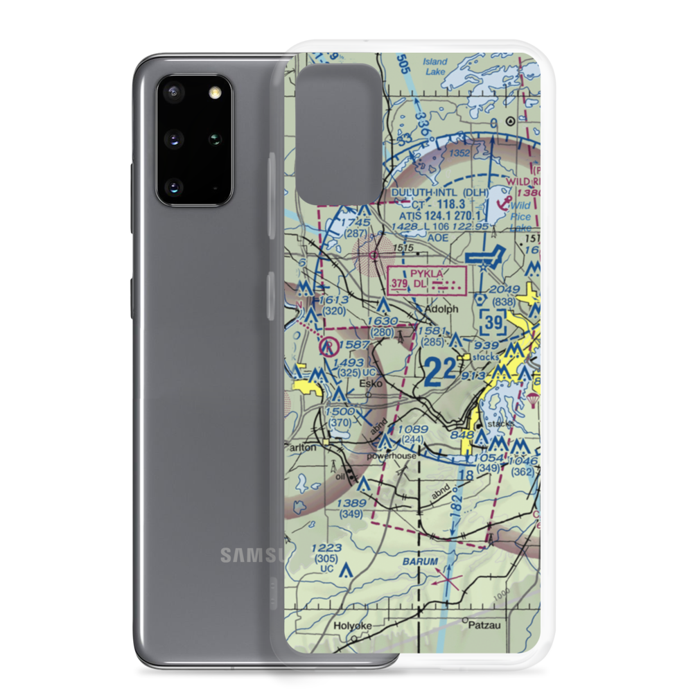 Lennartson Airport (MN92) VFR Sectional Samsung Case Samsung Galaxy S20 Plus model shown