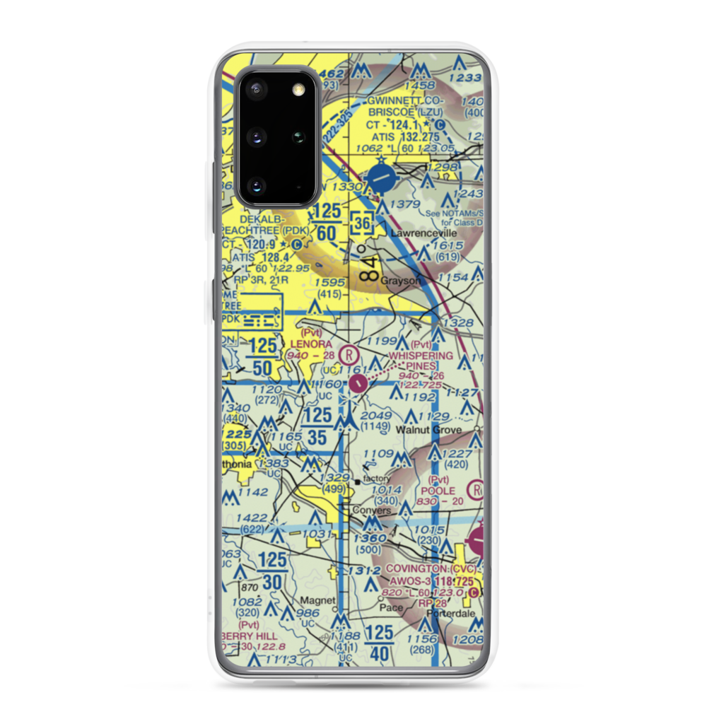 Lenora Airport (2GA9) VFR Sectional Samsung Case Samsung Galaxy S20 Plus model shown