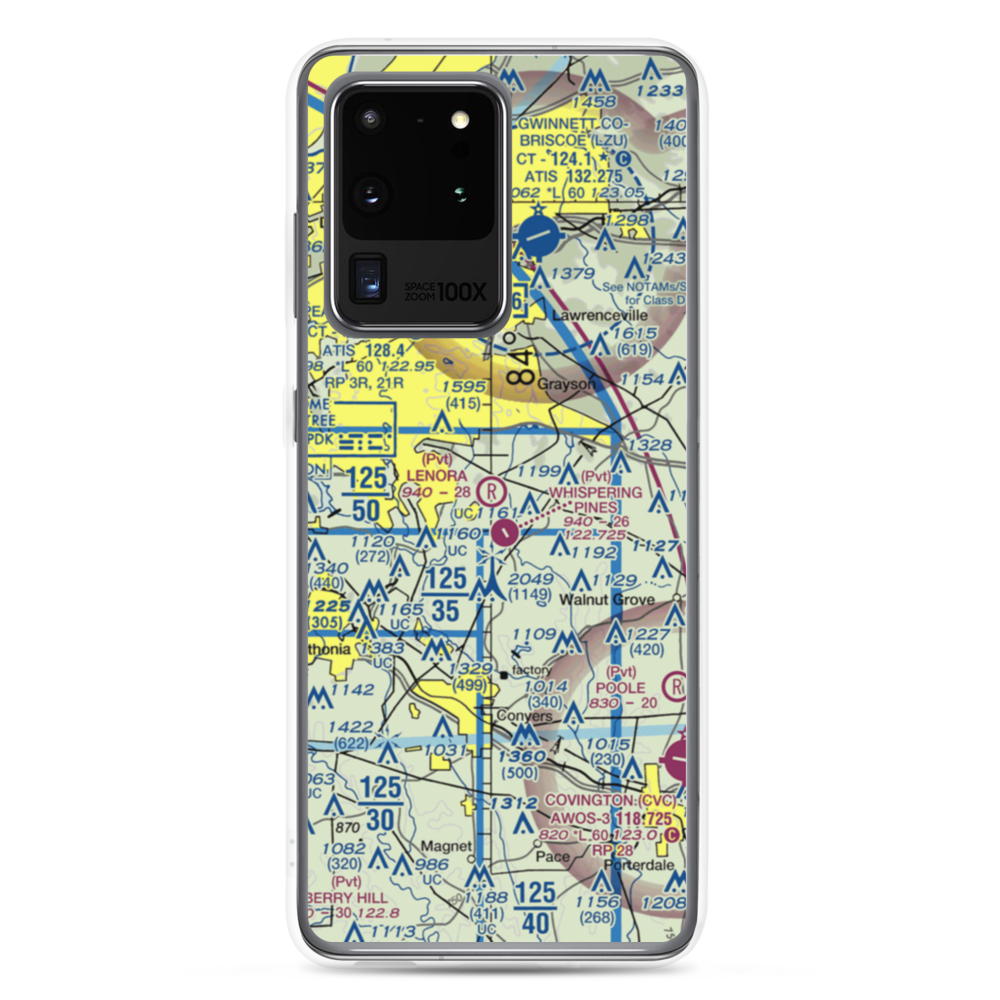 Lenora Airport (2GA9) VFR Sectional Samsung Case Samsung Galaxy S20 Ultra model shown