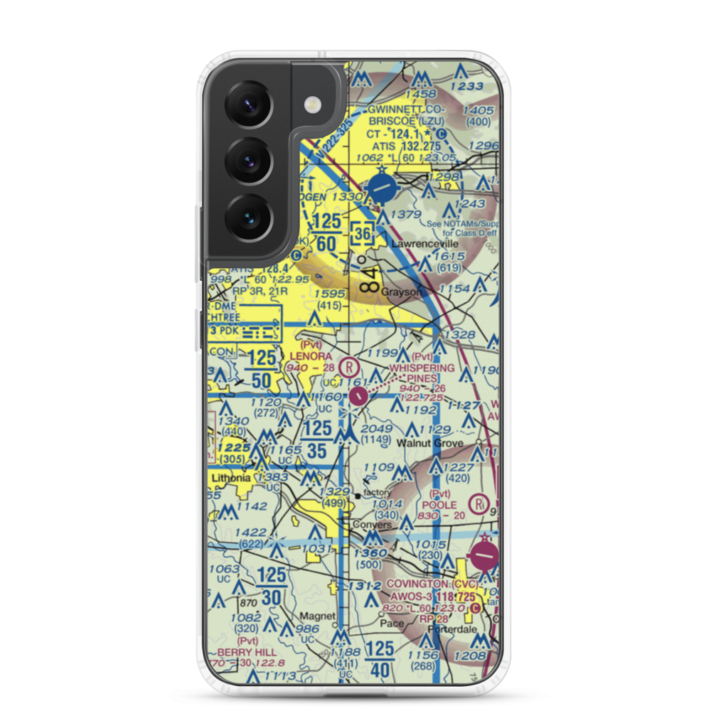 Lenora Airport (2GA9) VFR Sectional Samsung Case Samsung Galaxy S22 Plus model shown