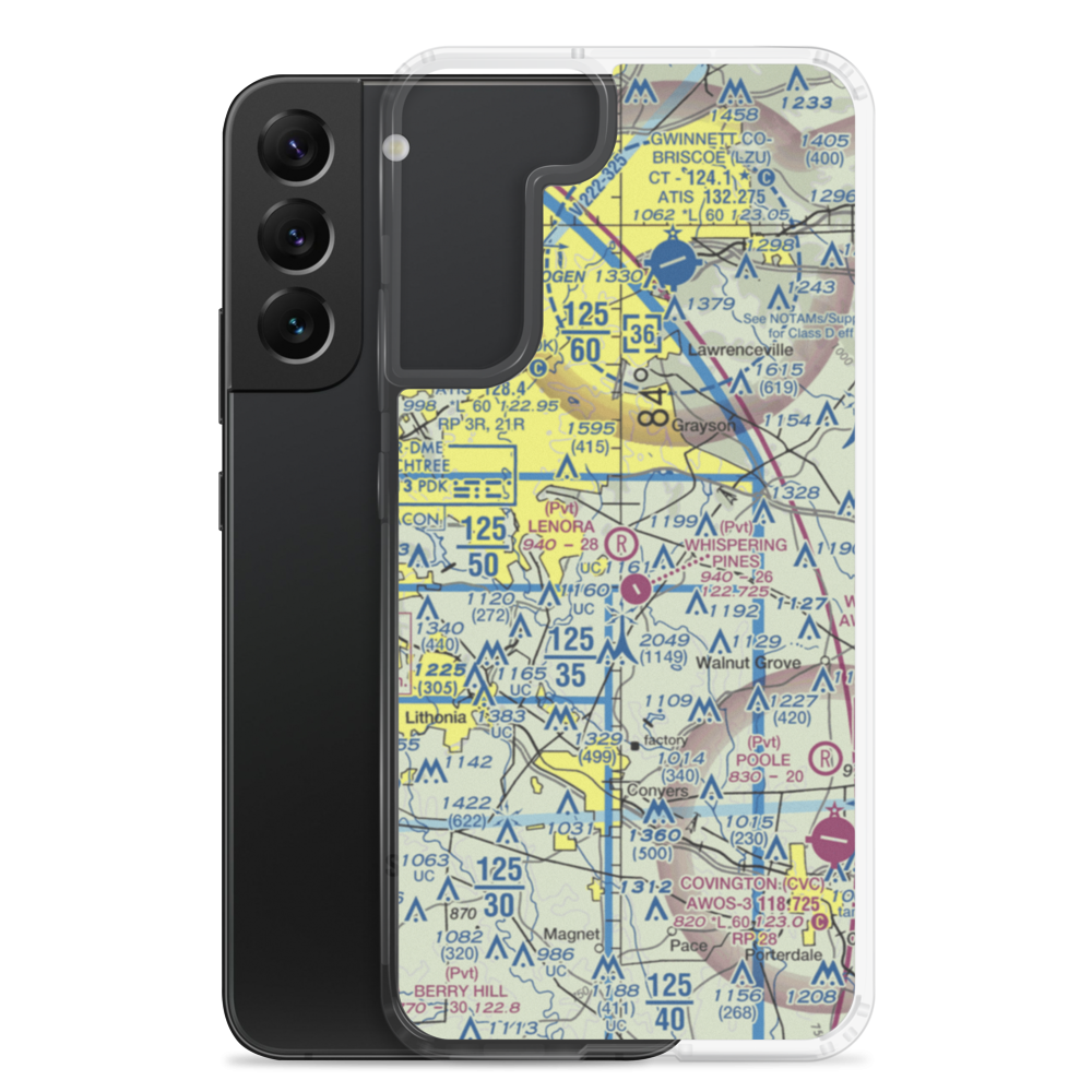 Lenora Airport (2GA9) VFR Sectional Samsung Case Samsung Galaxy S22 Plus model shown