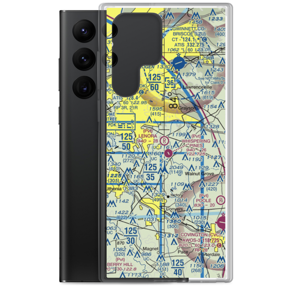 Lenora Airport (2GA9) VFR Sectional Samsung Case Samsung Galaxy S22 Ultra model shown