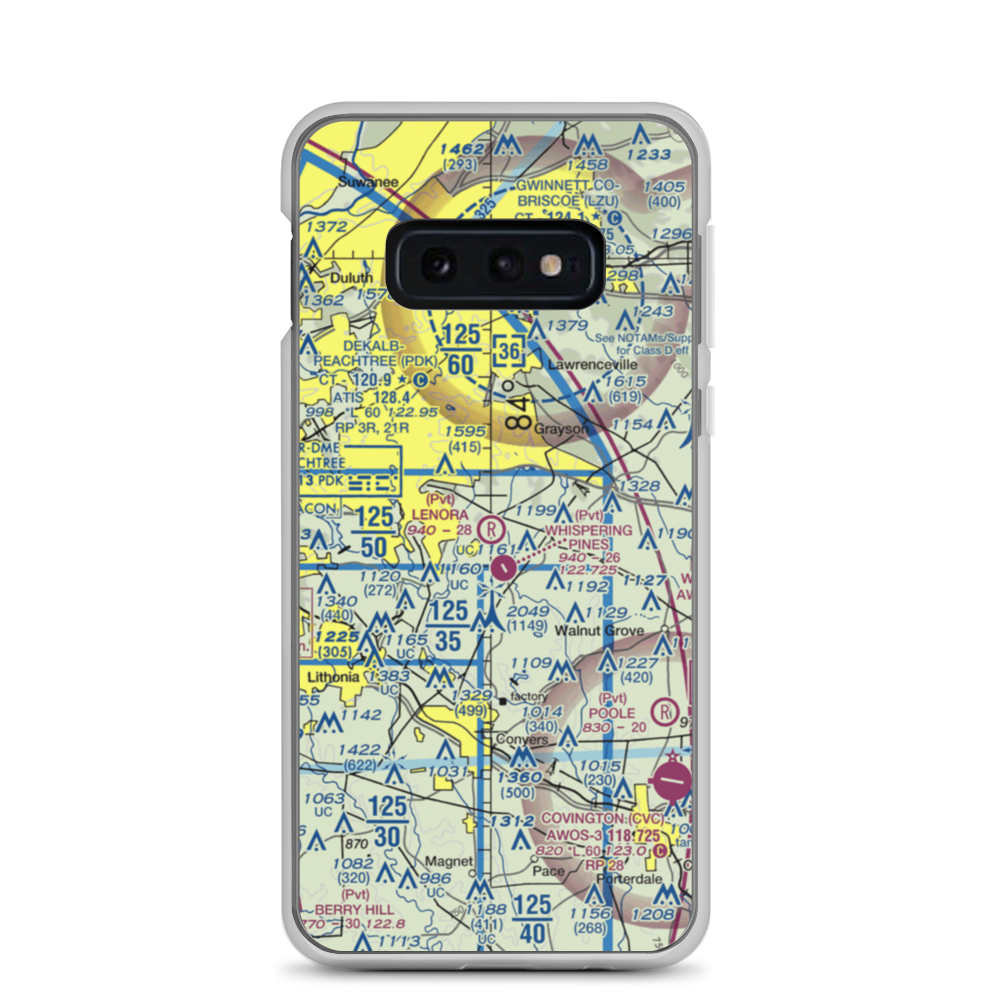 Lenora Airport (2GA9) VFR Sectional Samsung Case Samsung Galaxy S10e model shown