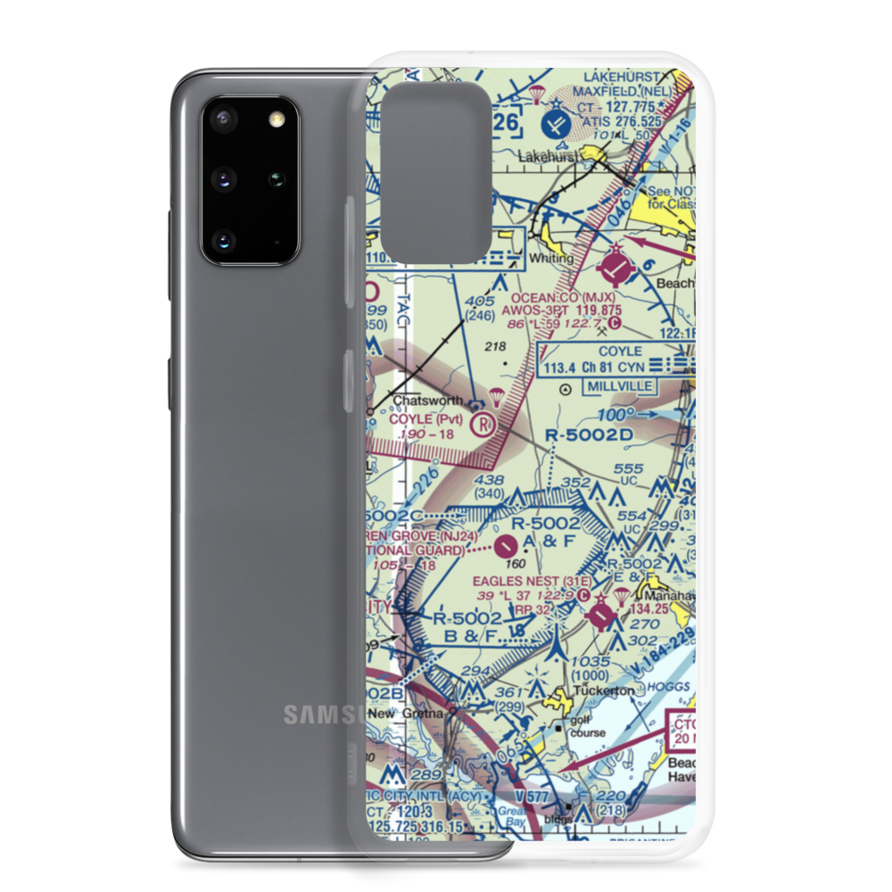 Lentine South Airport (6NJ0) VFR Sectional Samsung Case Samsung Galaxy S20 Plus model shown