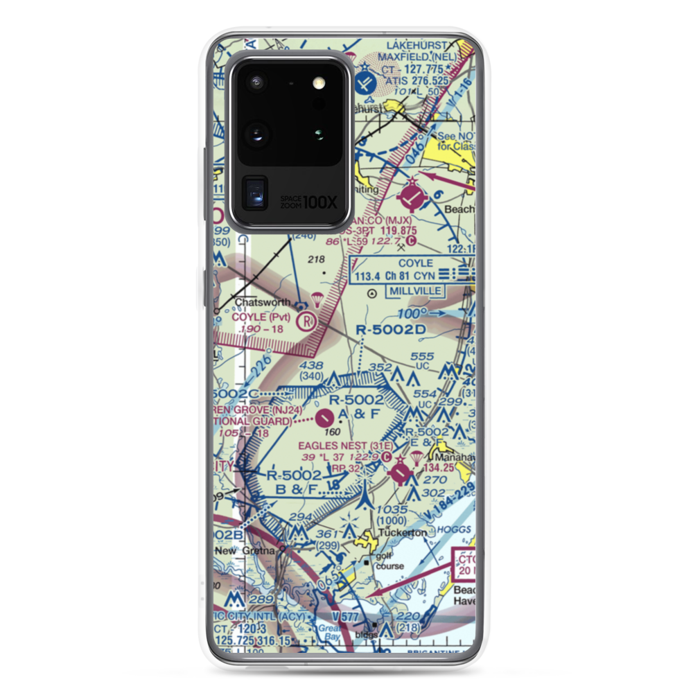 Lentine South Airport (6NJ0) VFR Sectional Samsung Case Samsung Galaxy S20 Ultra model shown