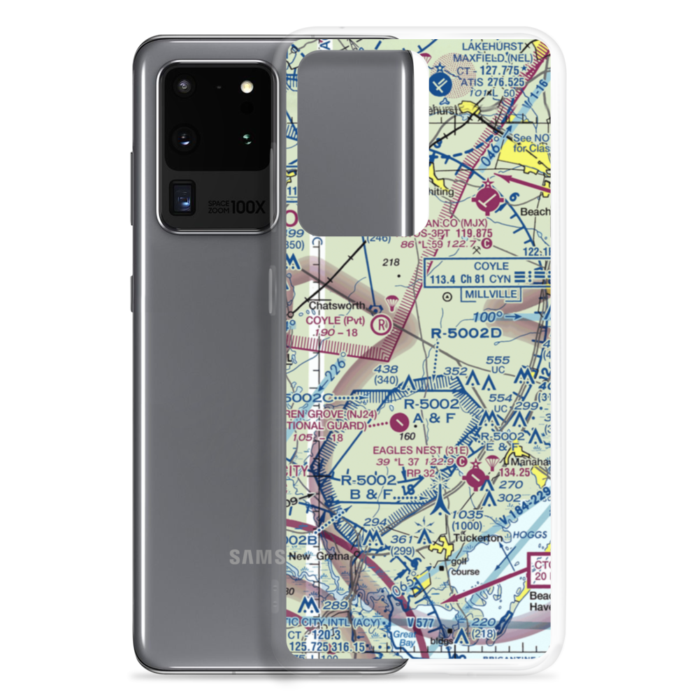 Lentine South Airport (6NJ0) VFR Sectional Samsung Case Samsung Galaxy S20 Ultra model shown