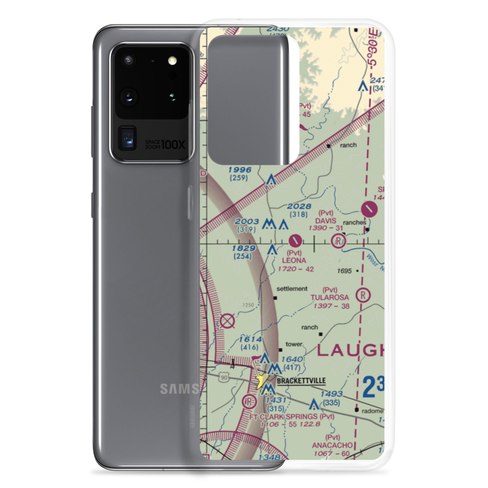 Leona Ranch Airport (75TX) VFR Sectional Samsung Case Samsung Galaxy S20 Ultra model shown