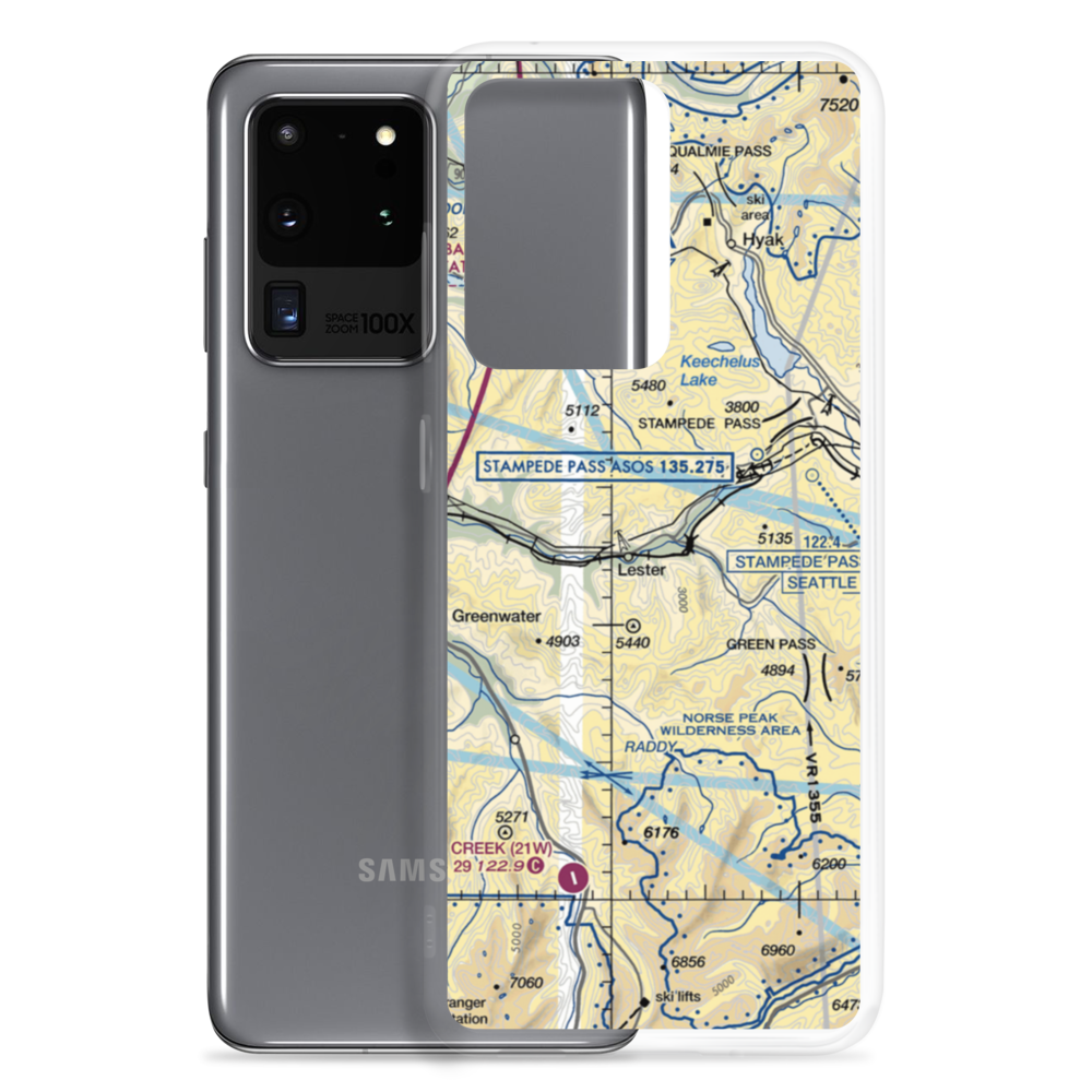 Lester State Ultralightport (15S) VFR Sectional Samsung Case Samsung Galaxy S20 Ultra model shown