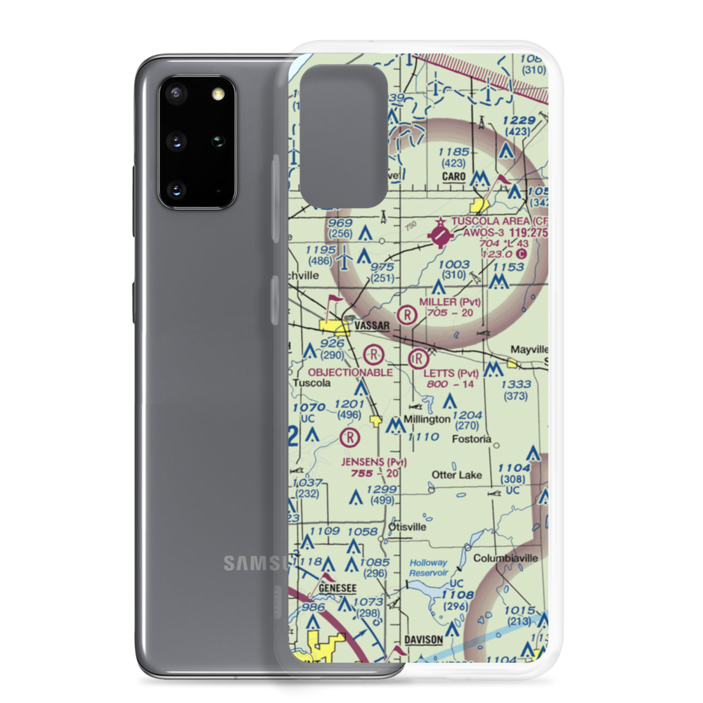 Letts Field (7MI8) VFR Sectional Samsung Case Samsung Galaxy S20 Plus model shown