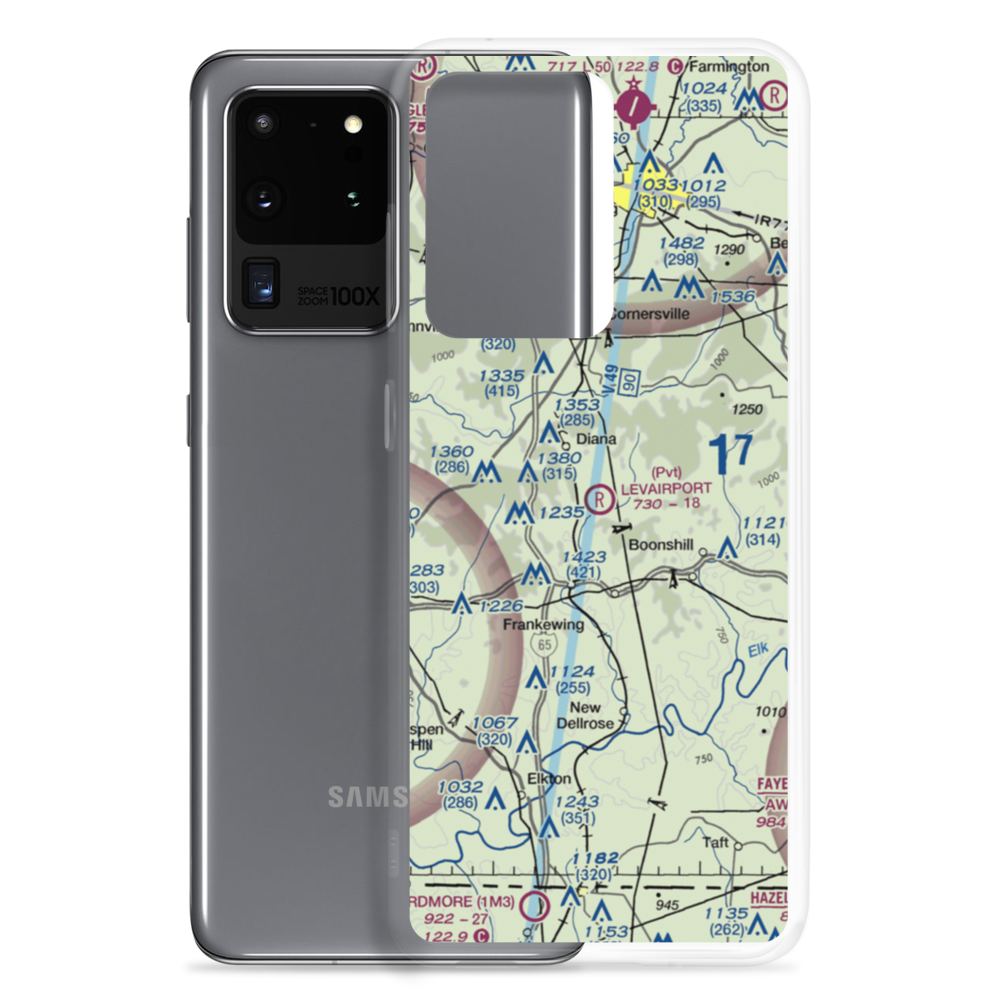 LevAirport (6TN5) VFR Sectional Samsung Case Samsung Galaxy S20 Ultra model shown