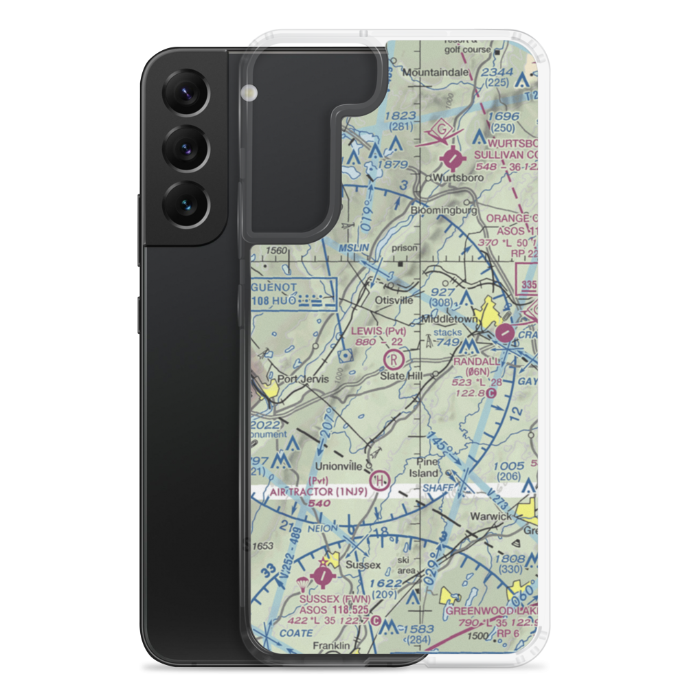 Lewis Landing Airport (NK79) VFR Sectional Samsung Case Samsung Galaxy S22 Plus model shown