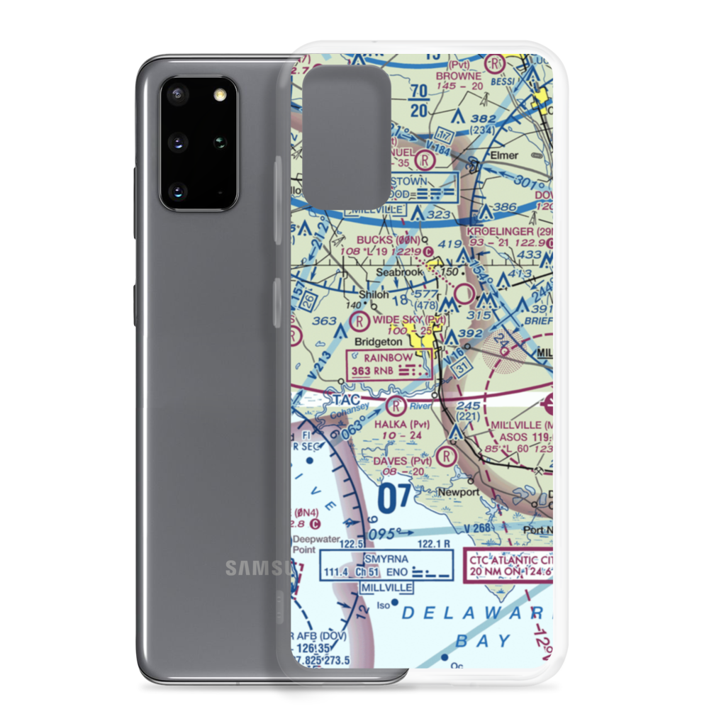 Li Calzi Airport (N50) VFR Sectional Samsung Case Samsung Galaxy S20 Plus model shown