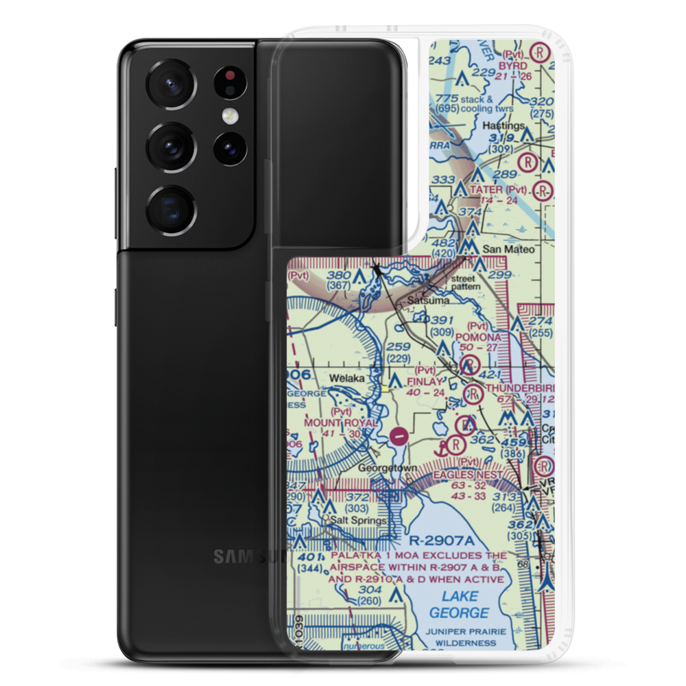 Lib Field (2FD8) VFR Sectional Samsung Case Samsung Galaxy S21 Ultra model shown