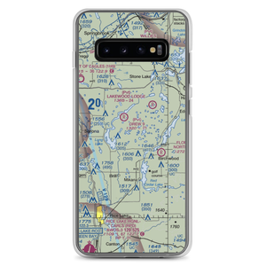 Lilac Time Airport (WI12) VFR Sectional Samsung Case