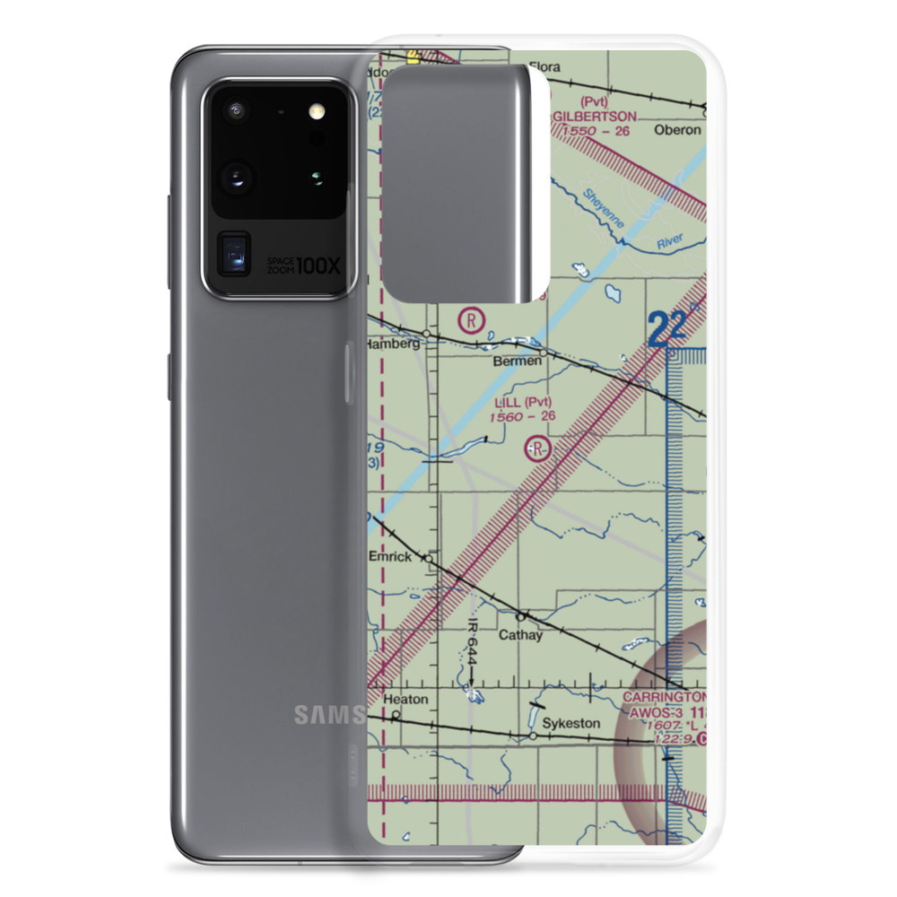 Lill Strip (NA75) VFR Sectional Samsung Case Samsung Galaxy S20 Ultra model shown