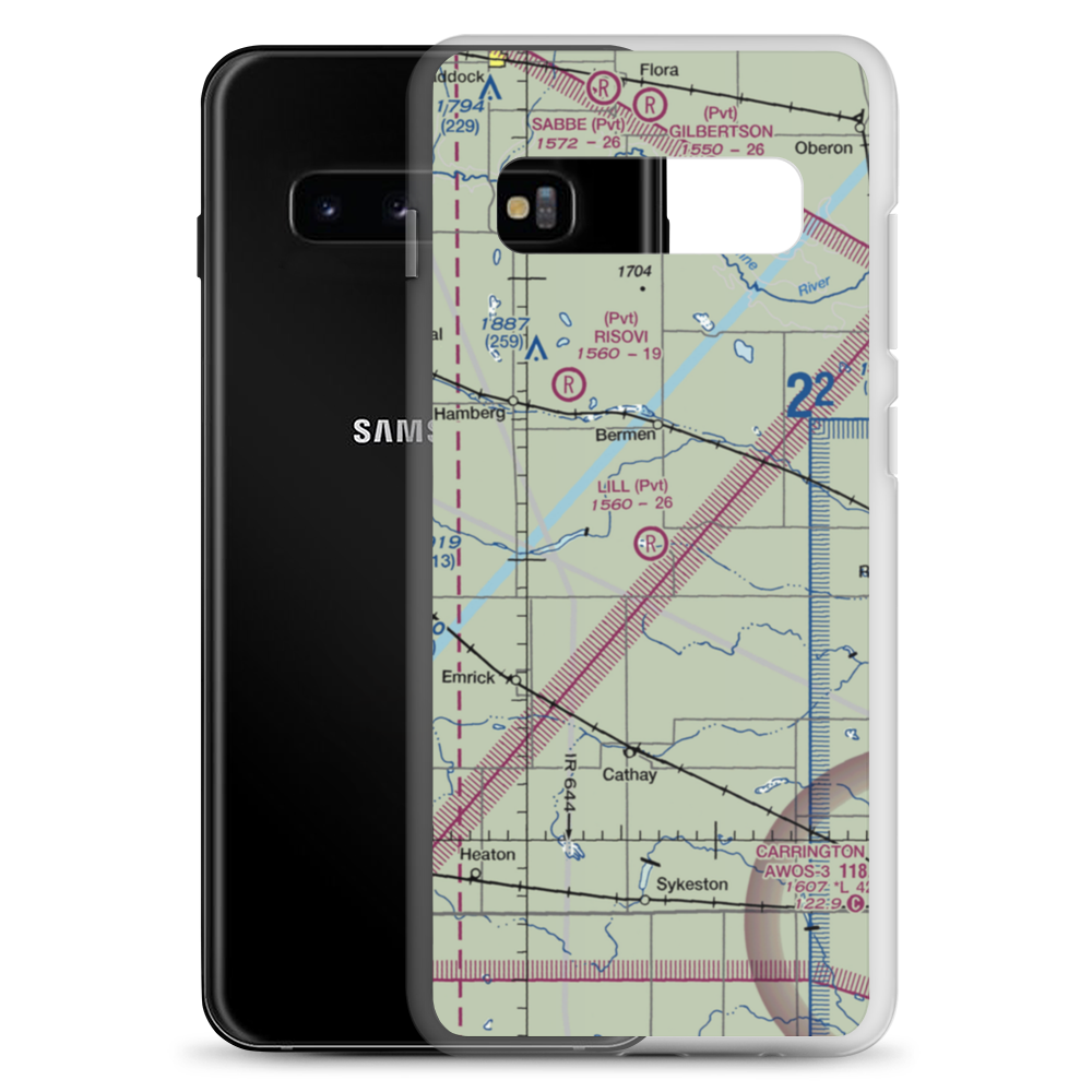 Lill Strip (NA75) VFR Sectional Samsung Case Samsung Galaxy S10+ model shown